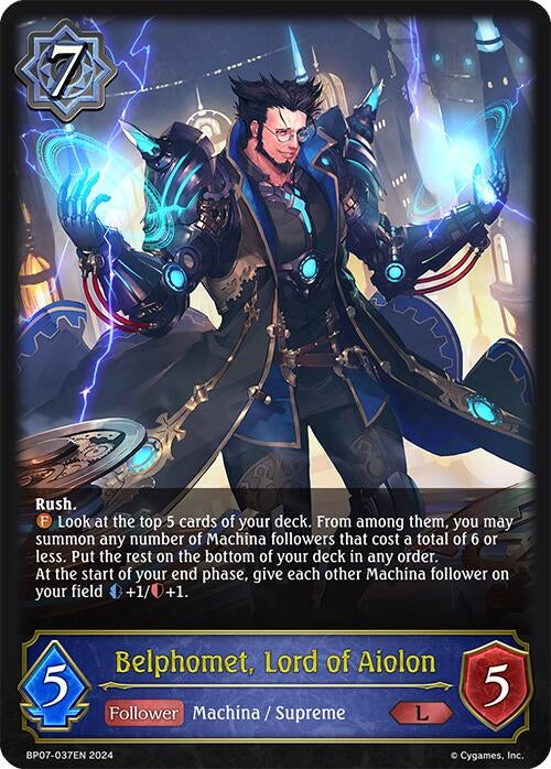 Image for Belphomet, Lord of Aiolon (BP07: Verdant Steel) (BP07-037EN) - Shadowverse: Evolve