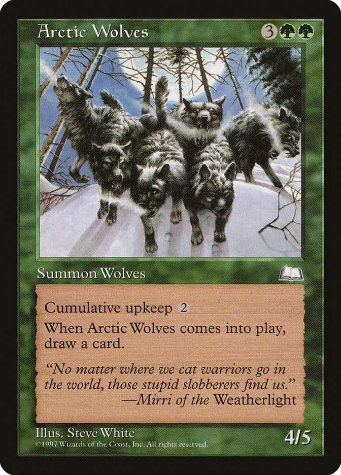 Image for Arctic Wolves (Weatherlight) - Magic: The Gathering