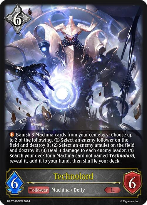 Image for Technolord (BP07: Verdant Steel) (BP07-103EN) - Shadowverse: Evolve