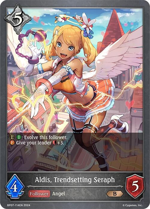 Image for Aldis, Trendsetting Seraph (BP07: Verdant Steel) (BP07-114EN) - Shadowverse: Evolve