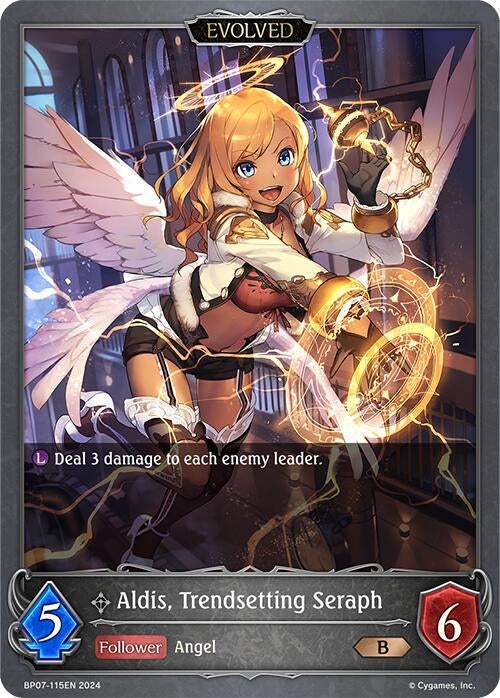 Image for Aldis, Trendsetting Seraph (Evolved) (BP07: Verdant Steel) (BP07-115EN) - Shadowverse: Evolve