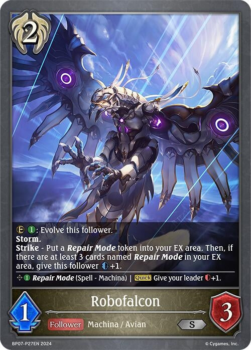 Image for Robofalcon - P27EN (Foil) (BP07: Verdant Steel) (BP07-P27EN) - Shadowverse: Evolve