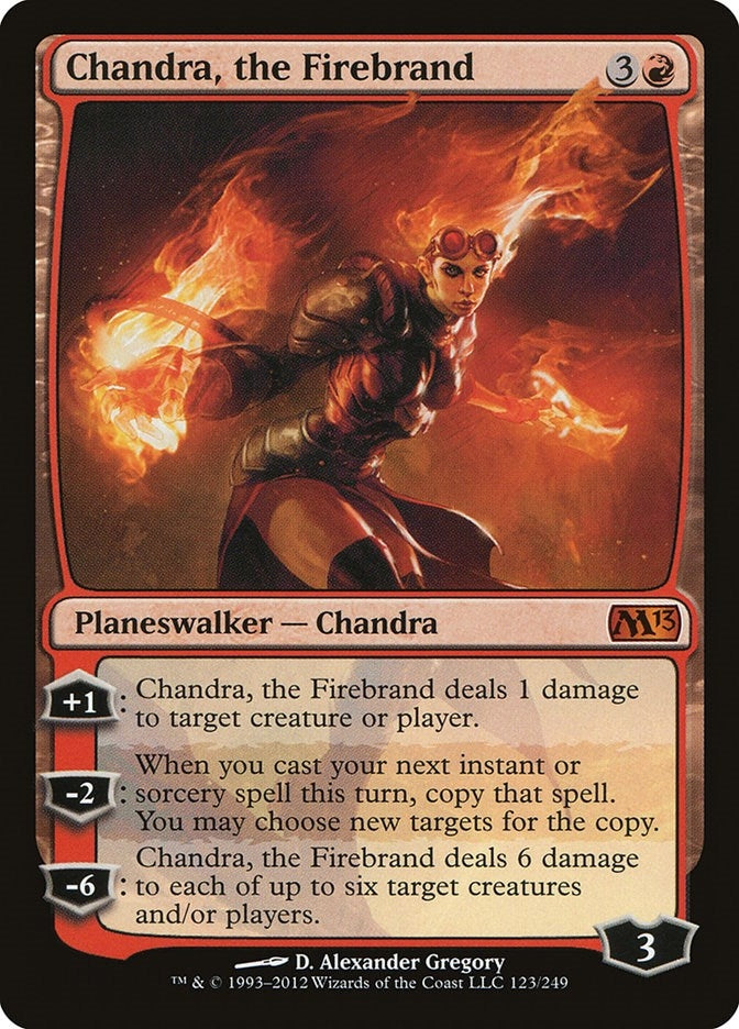 Image for Chandra, the Firebrand (Magic 2013 (M13)) (123) - Magic: The Gathering