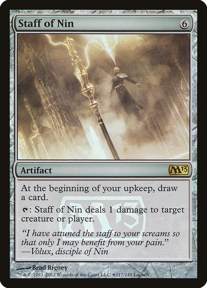 Image for Staff of Nin (Launch Party & Release Event Promos) (217) - Magic: The Gathering
