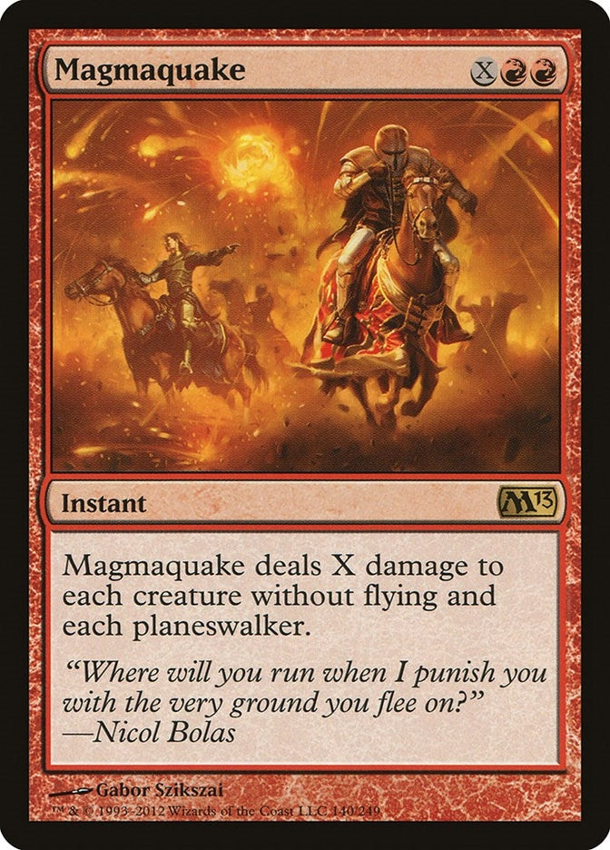 Image for Magmaquake (Magic 2013 (M13)) (140) - Magic: The Gathering