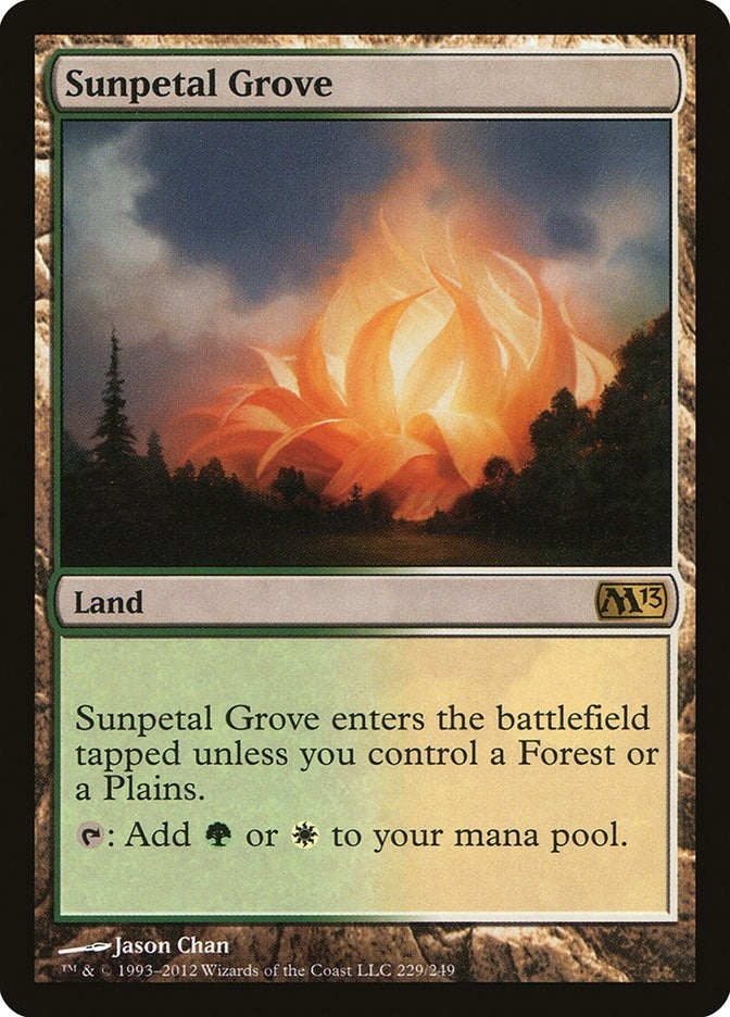 Image for Sunpetal Grove (Magic 2013 (M13)) (229) - Magic: The Gathering