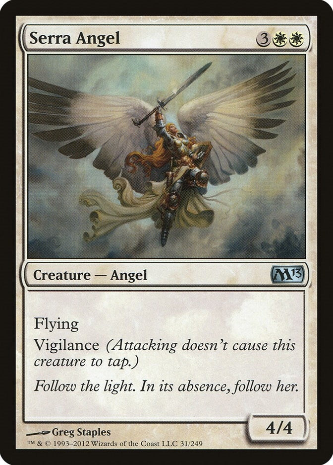 Image for Serra Angel (Magic 2013 (M13)) (31) - Magic: The Gathering