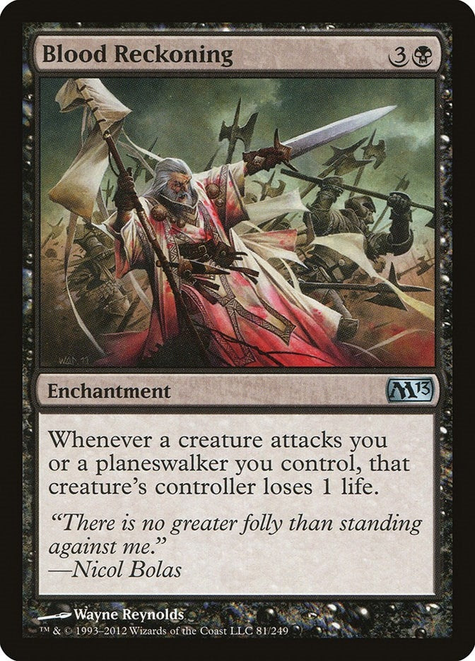 Image for Blood Reckoning (Magic 2013 (M13)) (81) - Magic: The Gathering