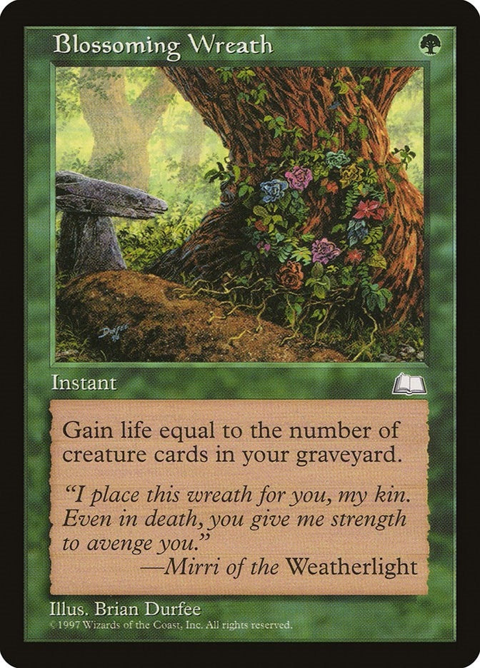 Image for Blossoming Wreath (Weatherlight) - Magic: The Gathering