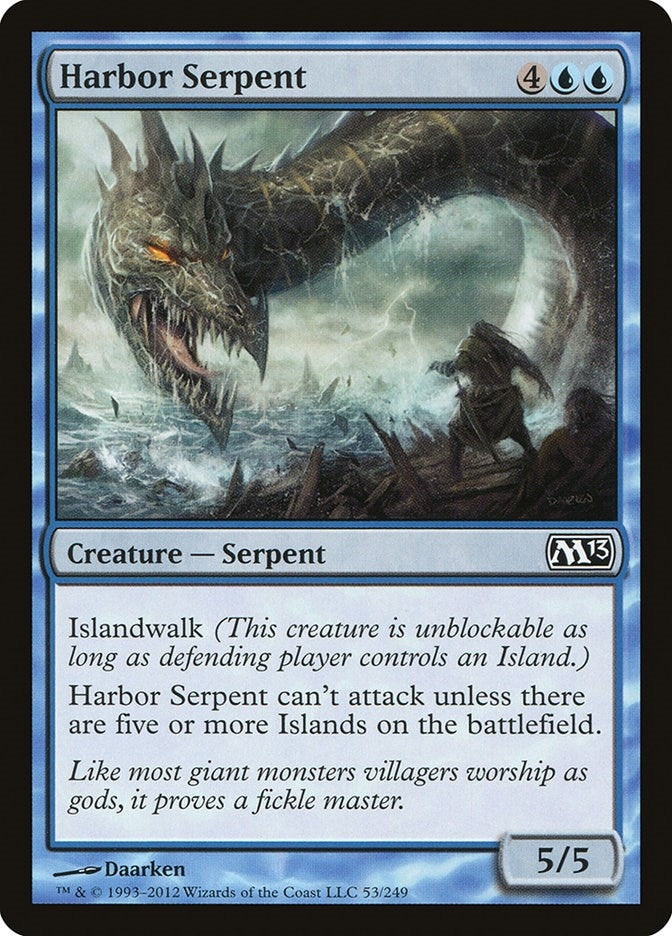 Image for Harbor Serpent (Magic 2013 (M13)) (53) - Magic: The Gathering