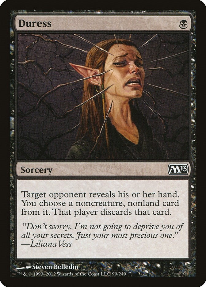 Image for Duress (Magic 2013 (M13)) (90) - Magic: The Gathering