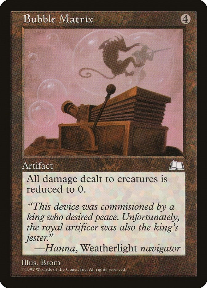 Image for Bubble Matrix (Weatherlight) - Magic: The Gathering