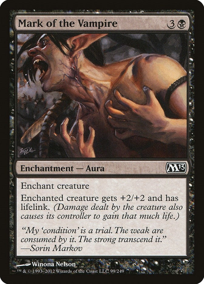 Image for Mark of the Vampire (Magic 2013 (M13)) (99) - Magic: The Gathering
