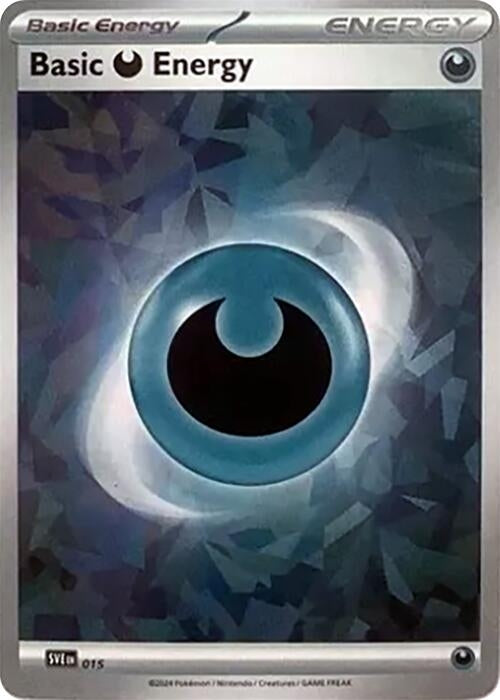 Image for Basic Darkness Energy (Cracked Ice Holo) (SV07: Stellar Crown) (015) - Pokemon