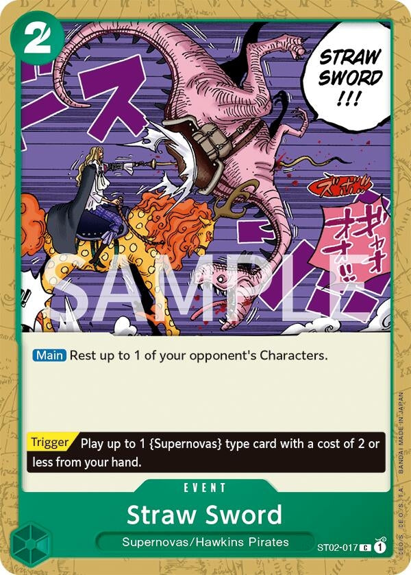 Image for Straw Sword (Revision Pack Cards) (ST02-017) - One Piece Card Game