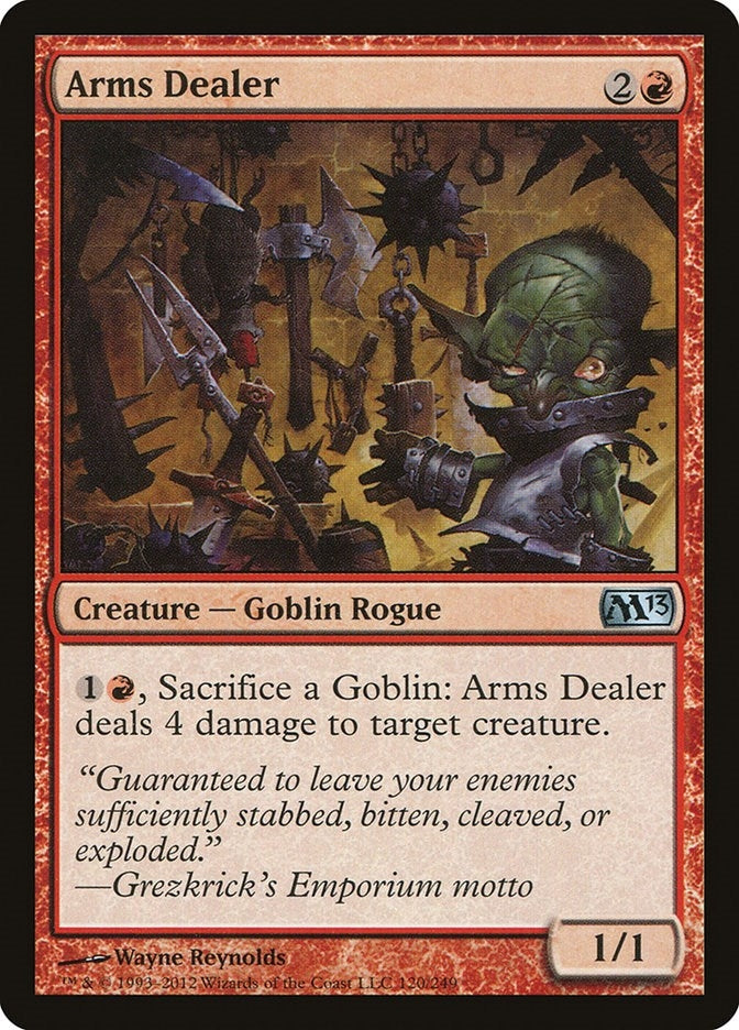 Image for Arms Dealer (Magic 2013 (M13)) (120) - Magic: The Gathering
