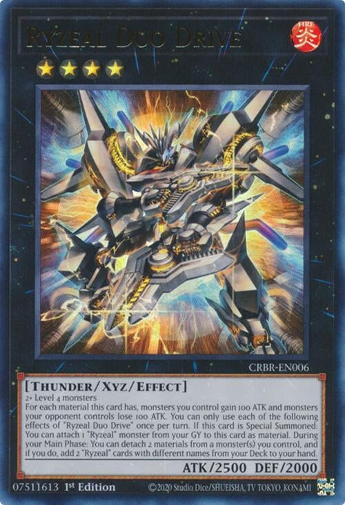 Image for Ryzeal Duo Drive (Crossover Breakers) (CRBR-EN006) - YuGiOh
