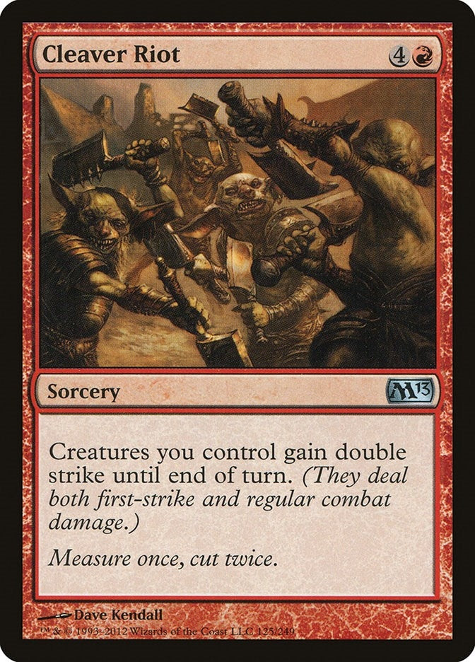 Image for Cleaver Riot (Magic 2013 (M13)) (125) - Magic: The Gathering
