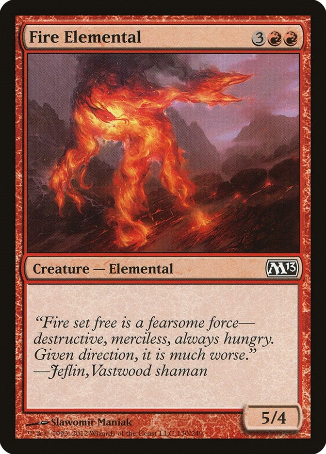 Image for Fire Elemental (Magic 2013 (M13)) (130) - Magic: The Gathering