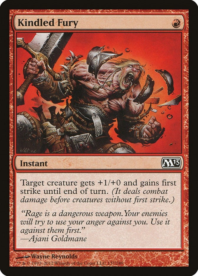 Image for Kindled Fury (Magic 2013 (M13)) (137) - Magic: The Gathering