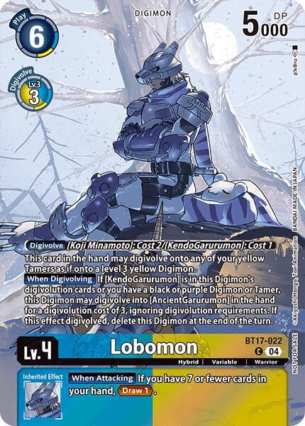 Image for Lobomon (Legend Pack 2024 Box Topper) (BT17-022 C)