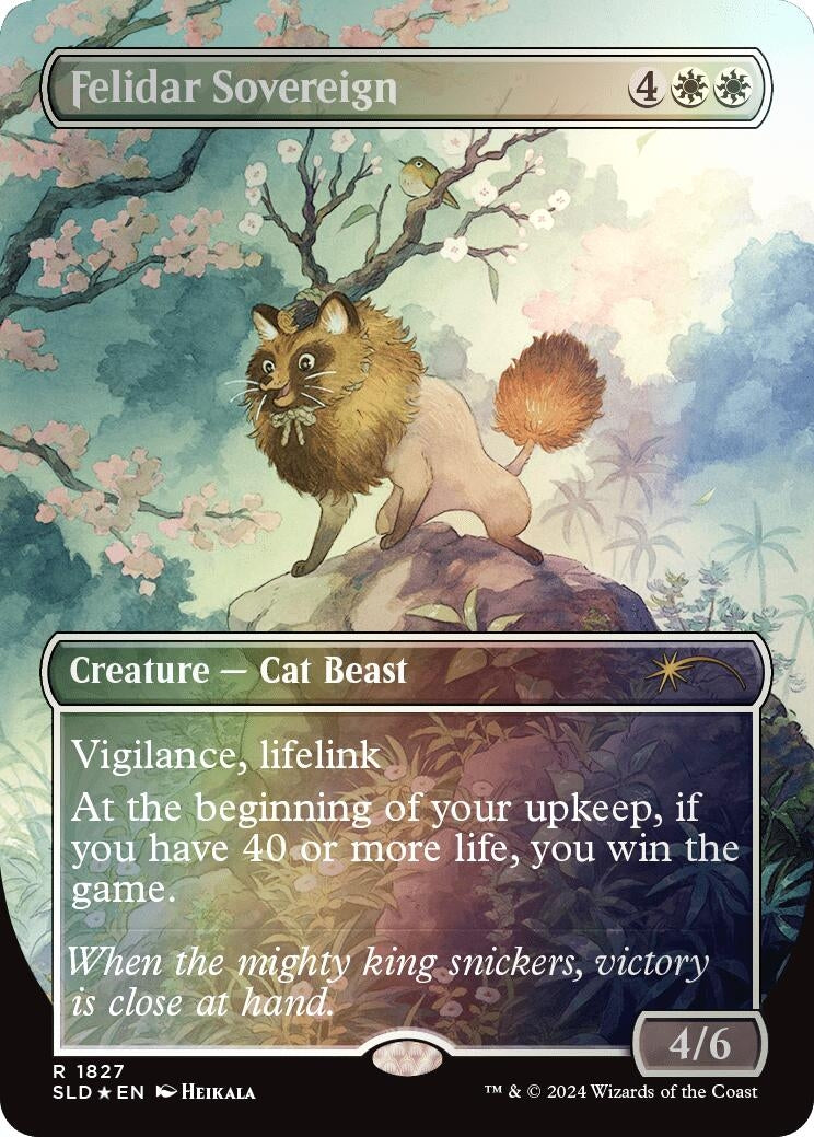 Image for Felidar Sovereign (1827) (Rainbow Foil) (Secret Lair Drop Series) (1827) - Magic: The Gathering