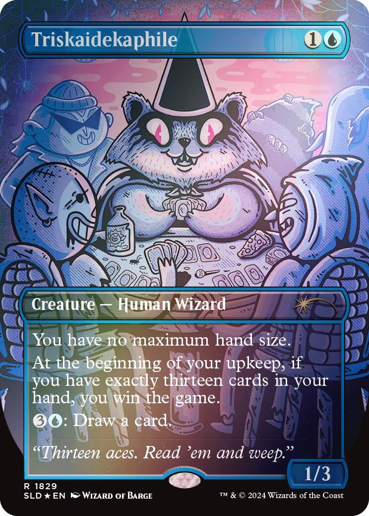 Image for Triskaidekaphile (Rainbow Foil) (Secret Lair Drop Series) (1829) - Magic: The Gathering