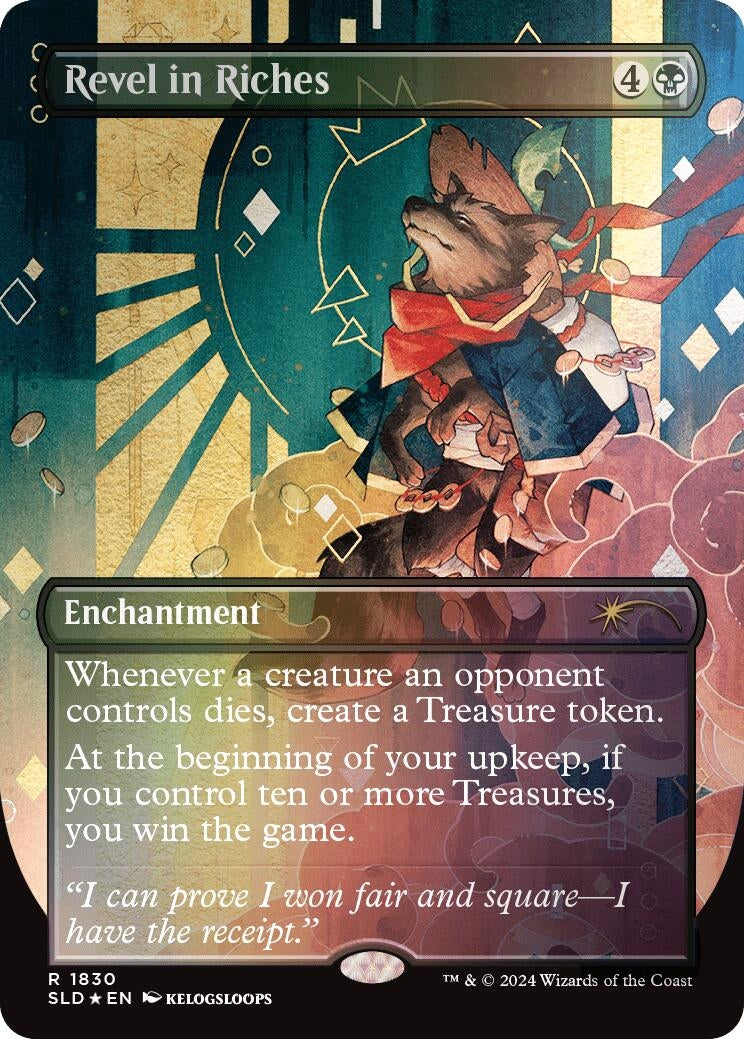 Image for Revel in Riches (Rainbow Foil) (Secret Lair Drop Series) (1830) - Magic: The Gathering