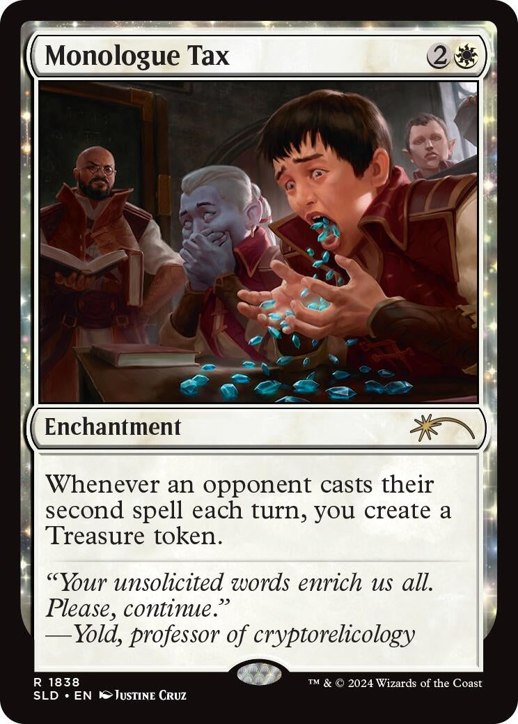 Image for Monologue Tax (Secret Lair Drop Series) (1838) - Magic: The Gathering