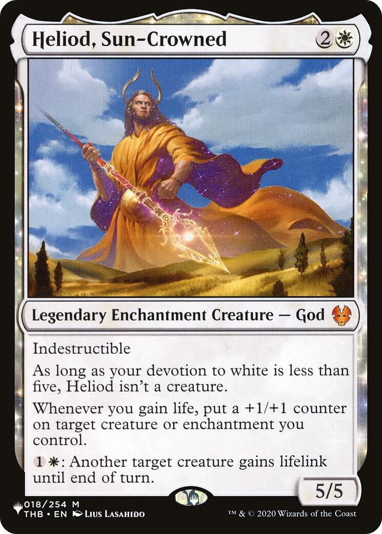 Image for Heliod, Sun-Crowned (The List Reprints) (018/254) - Magic: The Gathering