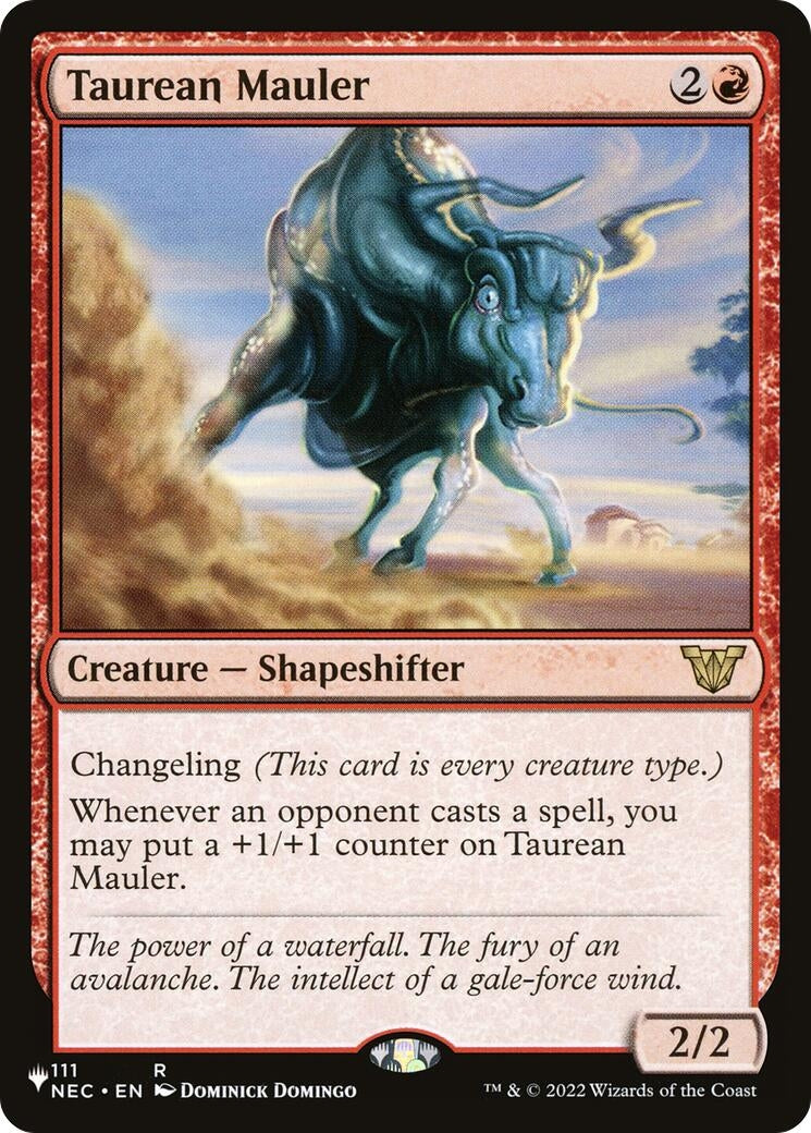 Image for Taurean Mauler (NEC) (The List Reprints) (111/038) - Magic: The Gathering