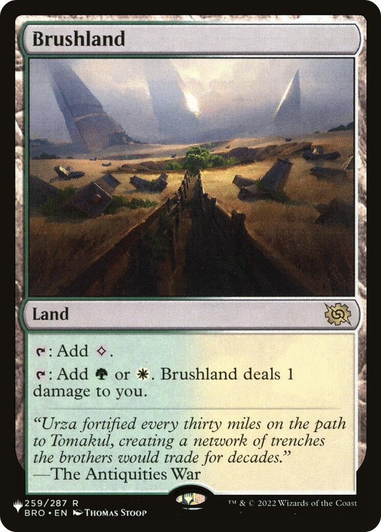 Image for Brushland (The List Reprints) (259/012) - Magic: The Gathering