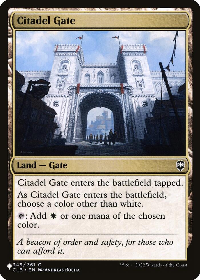 Image for Citadel Gate (The List Reprints) (349/361) - Magic: The Gathering