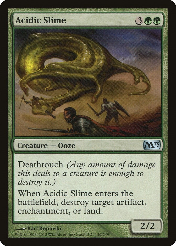Image for Acidic Slime (Magic 2013 (M13)) (159) - Magic: The Gathering