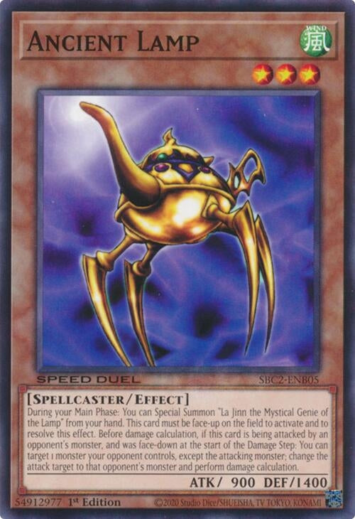 Image for Ancient Lamp (Speed Duel: Battle City Finals) (SBC2-ENB05) - YuGiOh