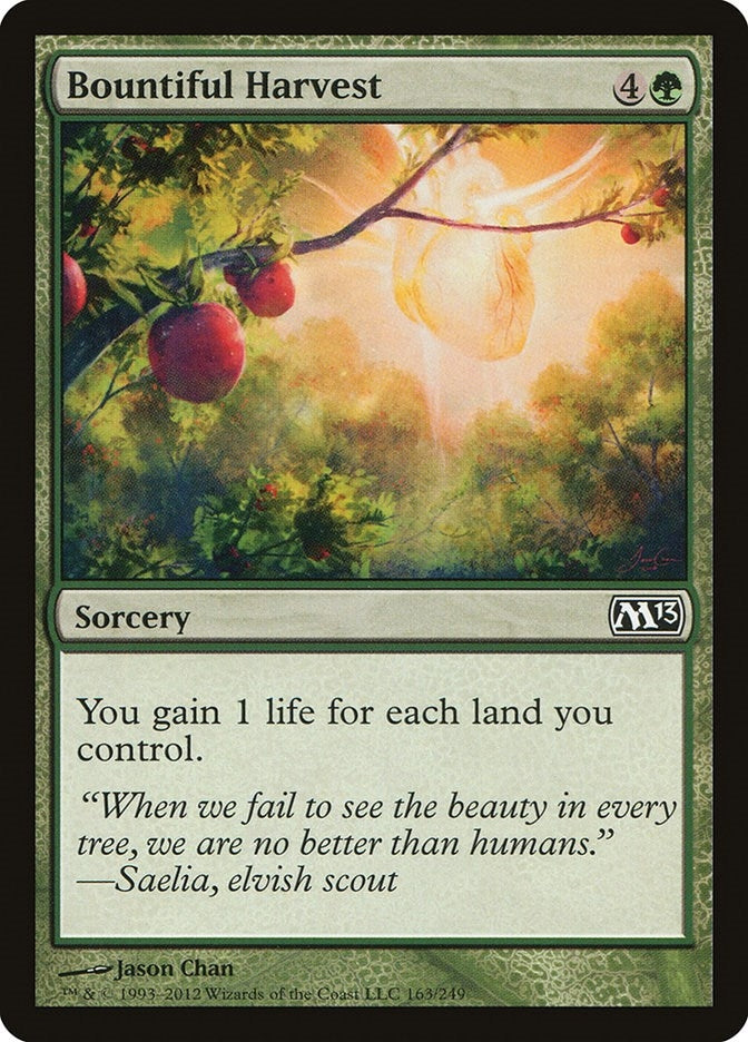Image for Bountiful Harvest (Magic 2013 (M13)) (163) - Magic: The Gathering