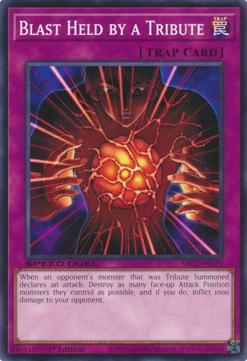 Image for Blast Held by a Tribute (Speed Duel: Battle City Finals) (SBC2-ENF21) - YuGiOh