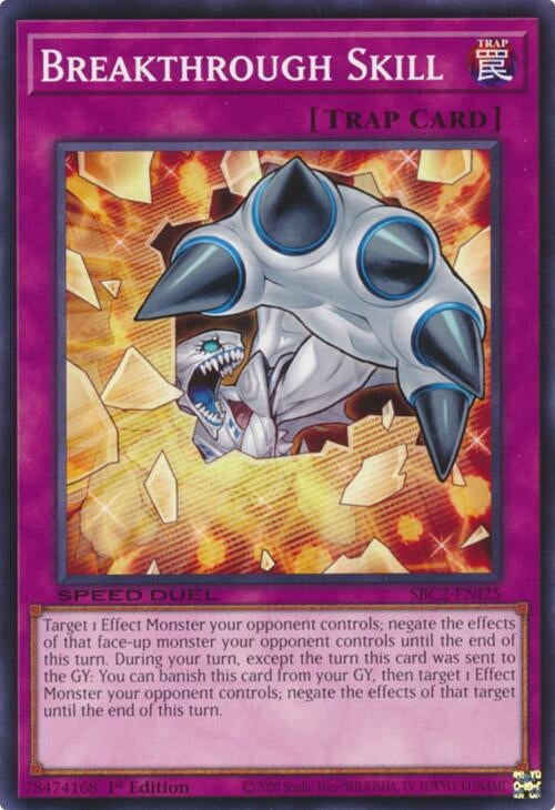 Image for Breakthrough Skill (Speed Duel: Battle City Finals) (SBC2-ENI25) - YuGiOh