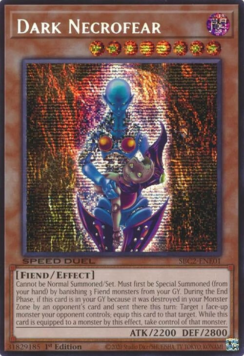Image for Dark Necrofear (PSR) (Speed Duel: Battle City Finals) (SBC2-ENE01) - YuGiOh