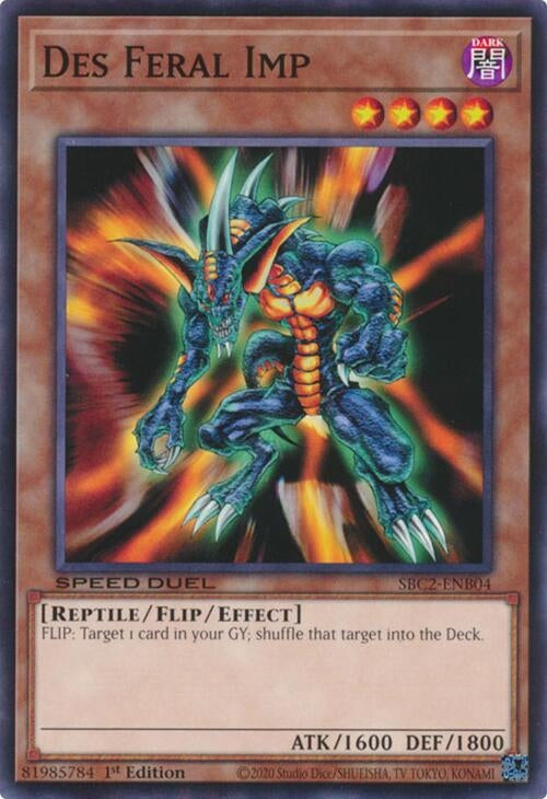 Image for Des Feral Imp (Speed Duel: Battle City Finals) (SBC2-ENB04) - YuGiOh