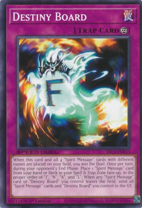 Image for Destiny Board (Speed Duel: Battle City Finals) (SBC2-ENE13) - YuGiOh