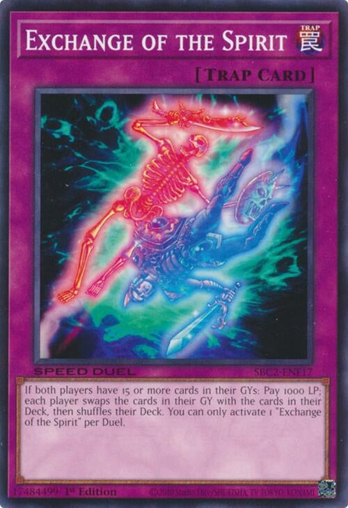 Image for Exchange of the Spirit (Speed Duel: Battle City Finals) (SBC2-ENF17) - YuGiOh