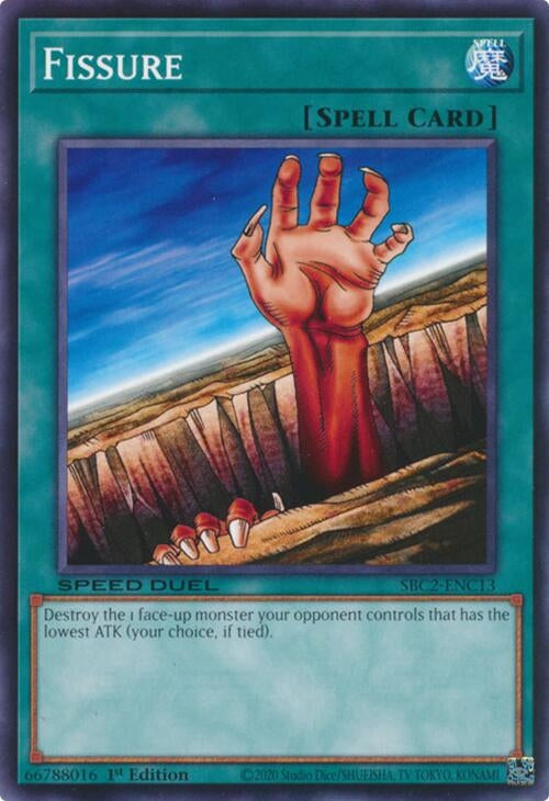 Image for Fissure (Speed Duel: Battle City Finals) (SBC2-ENC13) - YuGiOh