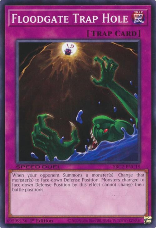 Image for Floodgate Trap Hole (Speed Duel: Battle City Finals) (SBC2-ENC19) - YuGiOh