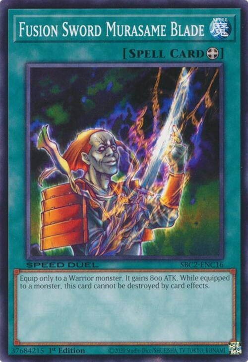 Image for Fusion Sword Murasame Blade (Speed Duel: Battle City Finals) (SBC2-ENC16) - YuGiOh