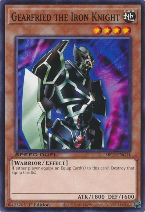 Image for Gearfried the Iron Knight (Speed Duel: Battle City Finals) (SBC2-ENC11) - YuGiOh