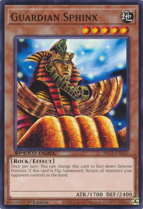 Image for Guardian Sphinx (Speed Duel: Battle City Finals) (SBC2-ENG02) - YuGiOh