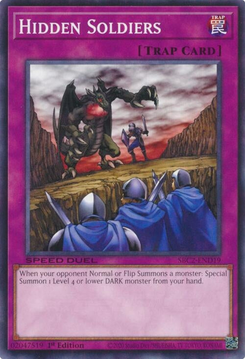 Image for Hidden Soldiers (Speed Duel: Battle City Finals) (SBC2-END19) - YuGiOh