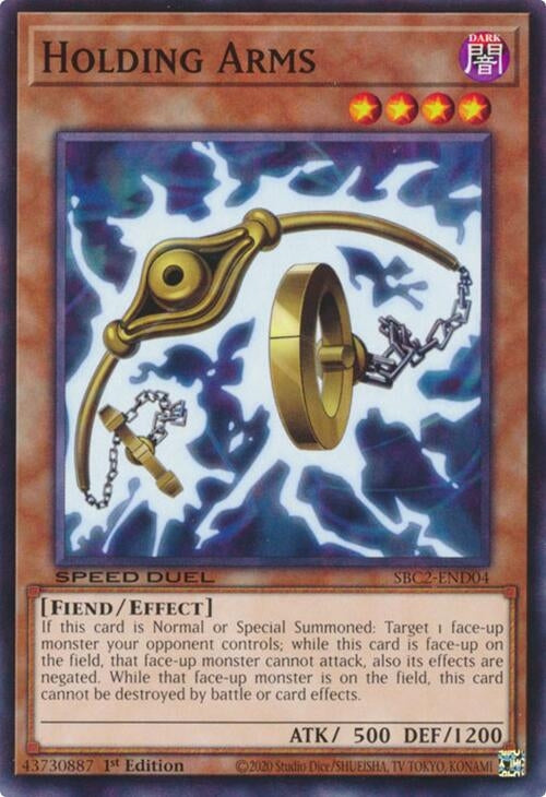 Image for Holding Arms (Speed Duel: Battle City Finals) (SBC2-END04) - YuGiOh