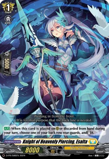 Image for Knight of the Heavenly Piercing, Esalta (D Promo Cards) (D-PR/586EN) - Cardfight Vanguard